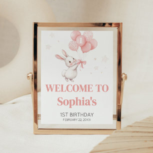 Affiche Panneau de bienvenue pour une fête d'anniversaire