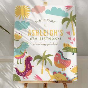 Affiche Panneau de bienvenue pour une fête d'anniversaire