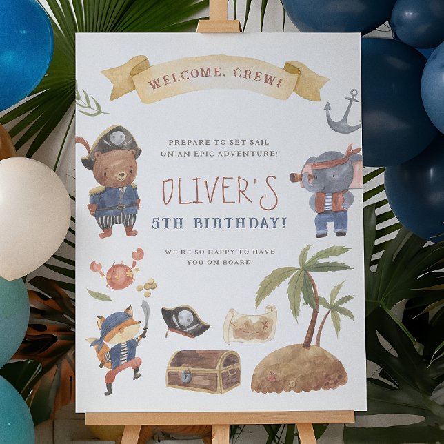 Affiche Panneau de bienvenue pour une fête d'anniversaire  (Créateur téléchargé)