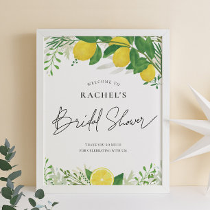 Affiche Panneau de bienvenue pour une fête de mariage aux 