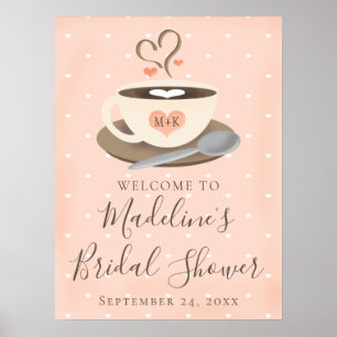 Affiche Panneau de bienvenue pour une fête de mariage avec