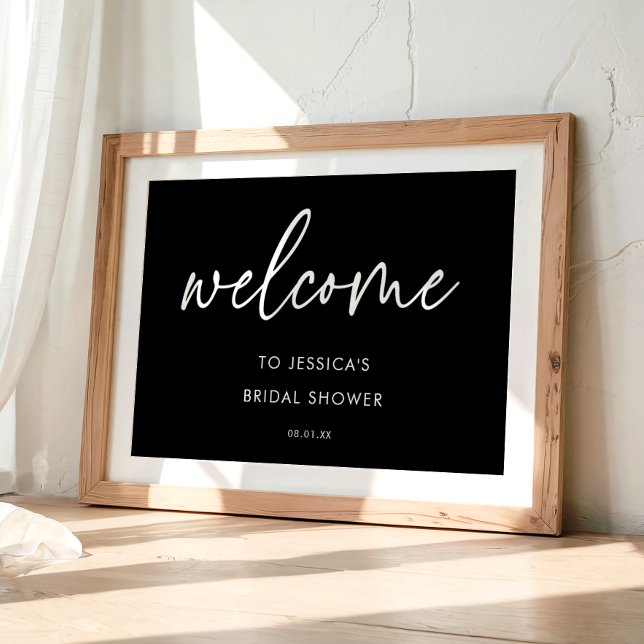 Affiche Panneau de bienvenue pour une fête de mariage mini (Créateur téléchargé)