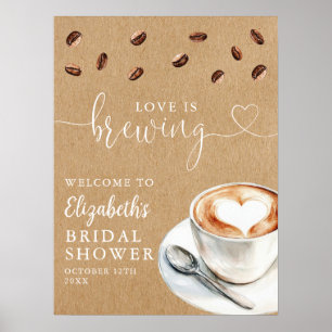Affiche Panneau de bienvenue pour une fête de mariage rust