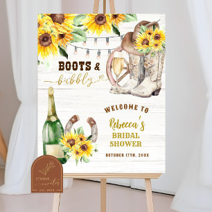 Affiche Panneau de bienvenue pour une fête de mariage West