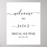 Panneau de bienvenue pour une fête prénatale minim