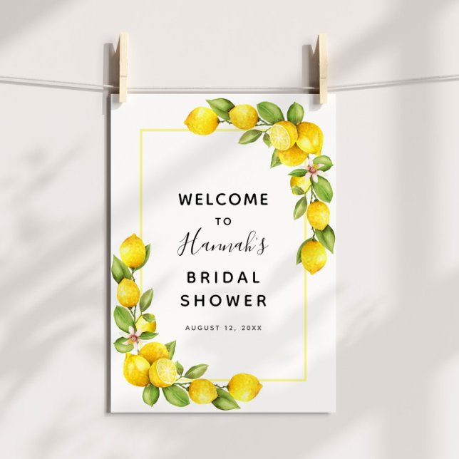 Affiche Panneau de bienvenue pour une fête prénuptiale au  (Créateur téléchargé)