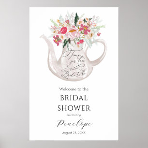 Affiche Panneau de bienvenue pour une fête prénuptiale aut