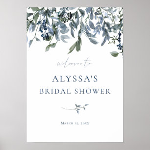 Affiche Panneau de bienvenue pour une fête prénuptiale aux