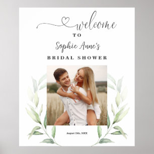 Affiche Panneau de bienvenue pour une fête prénuptiale ave