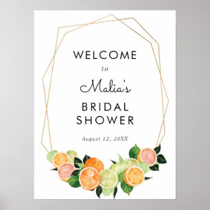 Affiche Panneau de bienvenue pour une fête prénuptiale Cit
