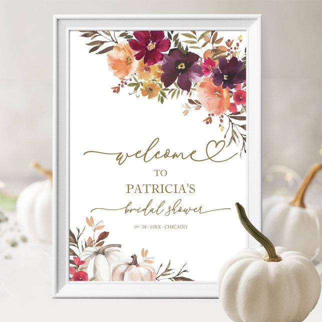Affiche Panneau de bienvenue pour une fête prénuptiale d'a (Créateur téléchargé)