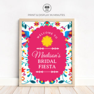 Affiche Panneau de bienvenue pour une fête prénuptiale Fie