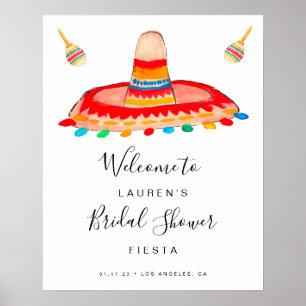 Affiche Panneau de bienvenue pour une fête prénuptiale Fie