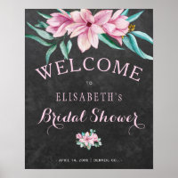 Panneau de bienvenue pour une fête prénuptiale fle