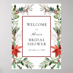 Affiche Panneau de bienvenue pour une fête prénuptiale Hol