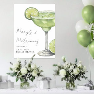 Affiche Panneau de bienvenue pour une fête prénuptiale Mar