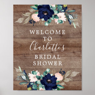 Affiche Panneau de bienvenue pour une fête prénuptiale Rus