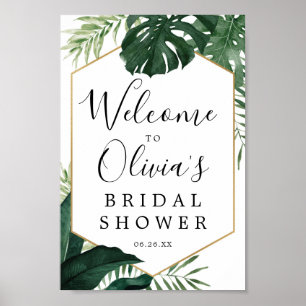 Affiche Panneau de bienvenue pour une fête prénuptiale Tro