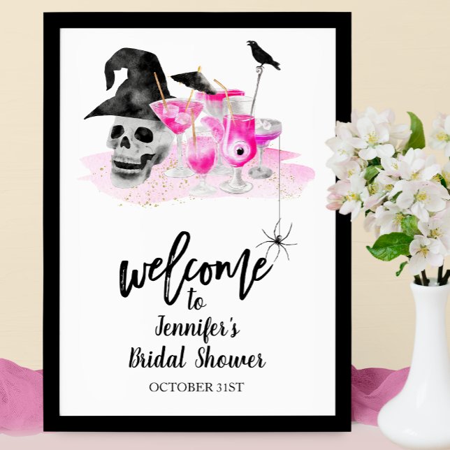Affiche Panneau de bienvenue pour une soirée de mariage av (Créateur téléchargé)