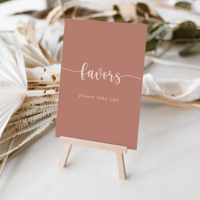 Affiche Panneau de cadeaux en terre cuite calligraphié min (Créateur téléchargé)