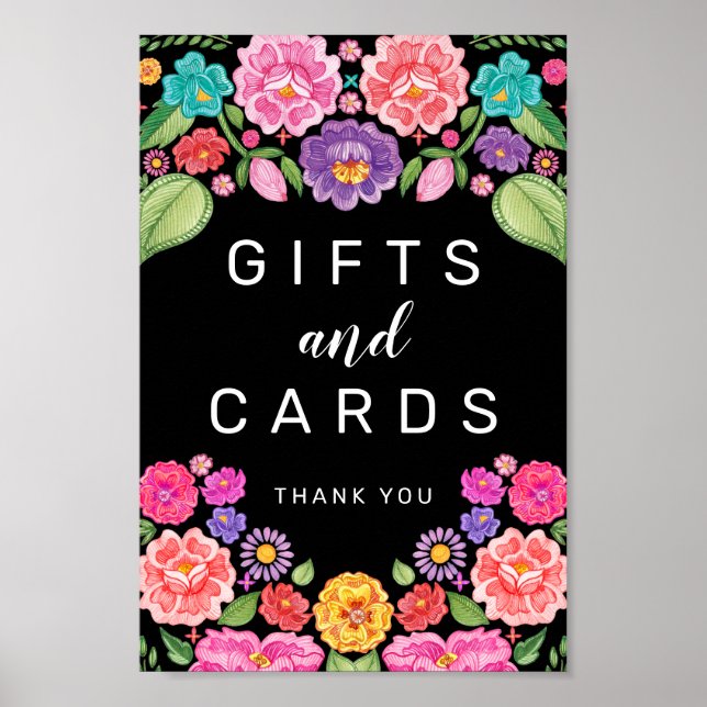 Affiche Panneau de cadeaux et cartes de fête (Devant)