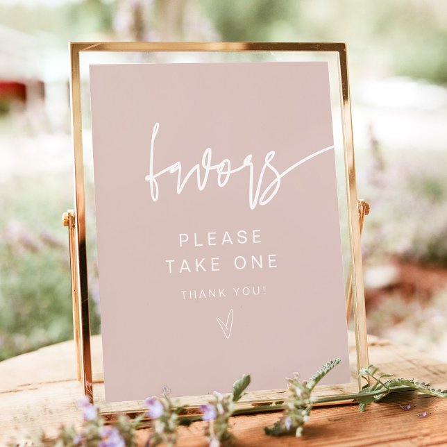 Affiche Panneau de cadeaux MARLO Moderne Boho Rose (Créateur téléchargé)