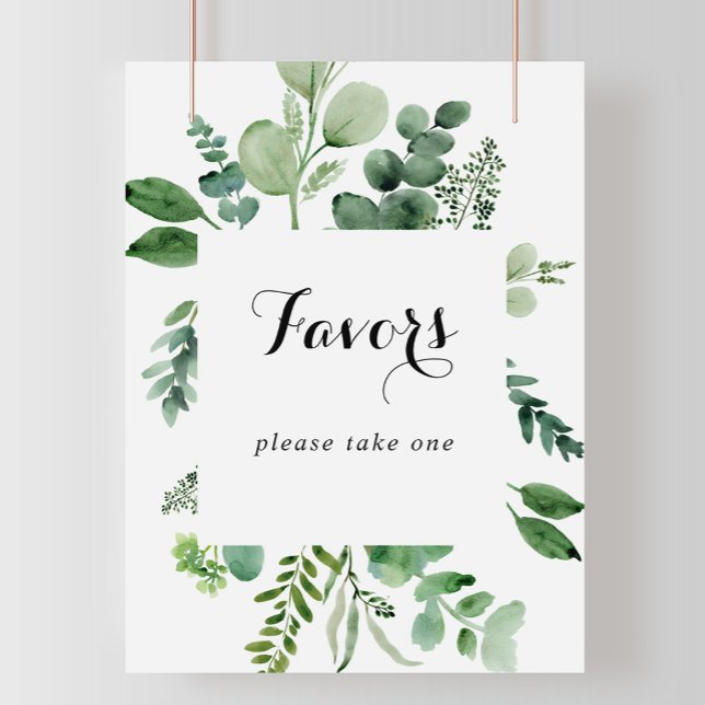 Affiche Panneau de calligraphie botanique à l'eucalyptus v (Créateur téléchargé)