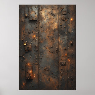 Affiche Panneau de configuration de Bunker Industriel Stea