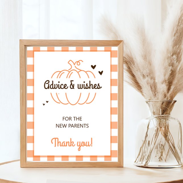 Affiche Panneau de conseils pour Baby Shower pour un Dou D (Créateur téléchargé)