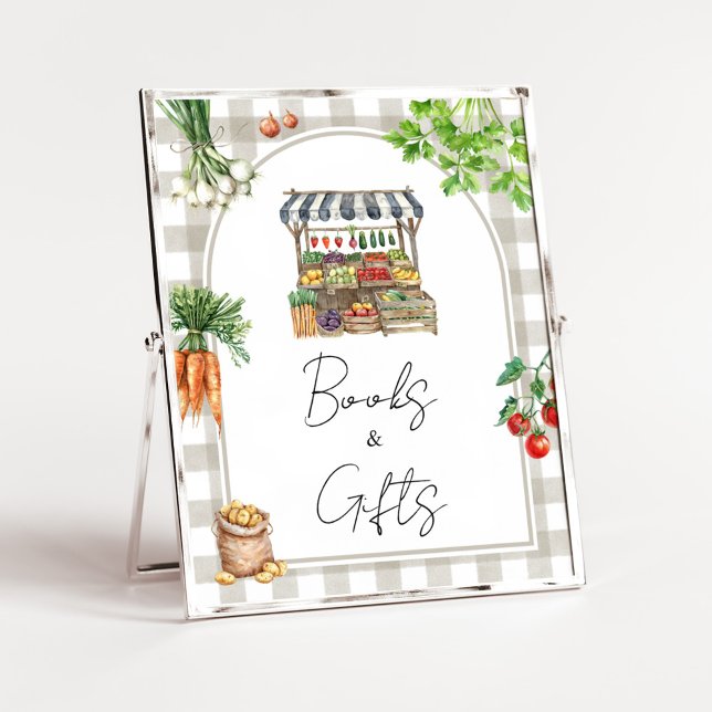 Affiche Panneau de douche pour agriculteurs produits local (Farmers Locally Grown Shower Sign)