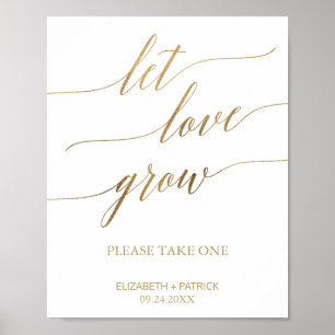 Affiche Panneau de faveur de calligraphie dorée élégante p