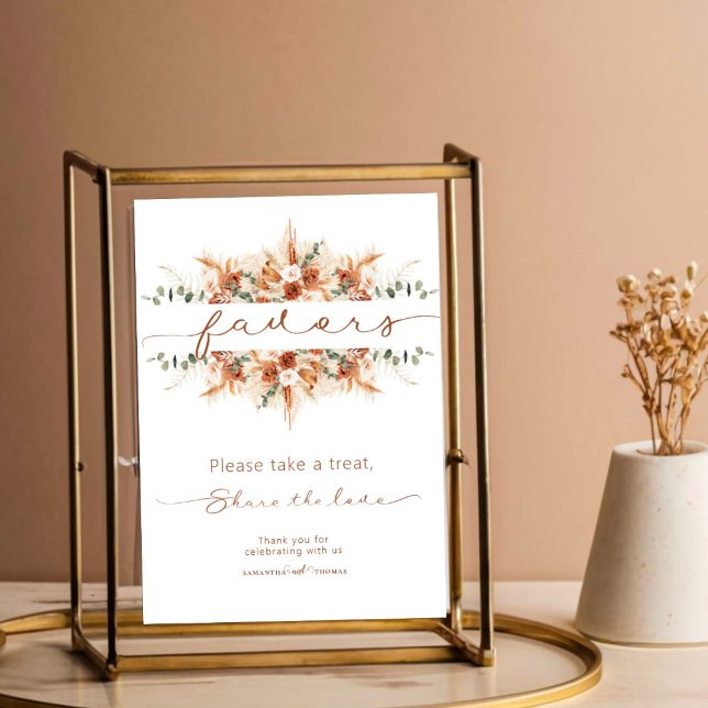 Affiche Panneau de faveur de fleurs d'eucalyptus en terre  (Créateur téléchargé)