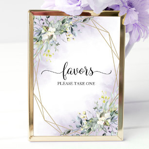 Affiche Panneau de faveurs géométriques Eucalyptus verdure