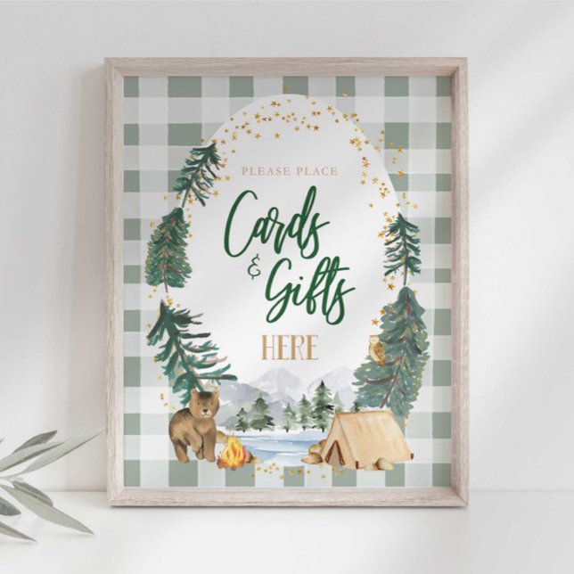 Affiche Panneau de fête Cartes et Cadeaux (Créateur téléchargé)