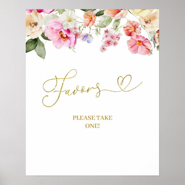 Affiche Panneau de fête de marché floral simple de printem (Devant)