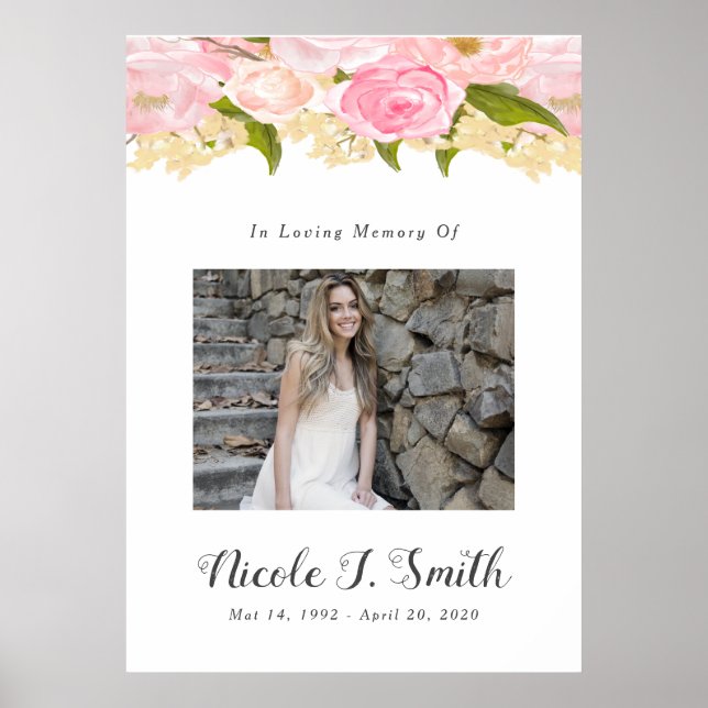 Affiche Panneau de fête en souvenir affectueux (Devant)