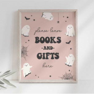 Affiche Panneau de fête Little Boo Livres et Cadeaux