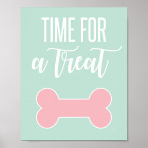 Affiche Panneau de fête pour chiots C'est l'heure d'une fr