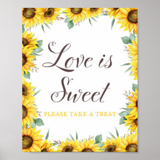 Affiche Panneau de fête tournesol
