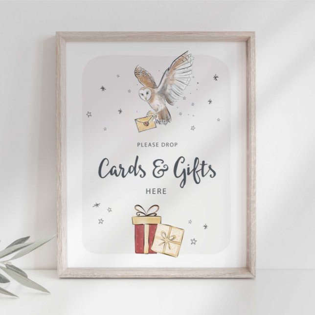 Affiche Panneau de fête Wizard pour cartes et cadeaux (Créateur téléchargé)