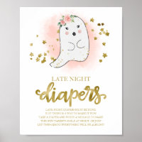 Panneau de jeu pour Baby Shower : Couches pour tar