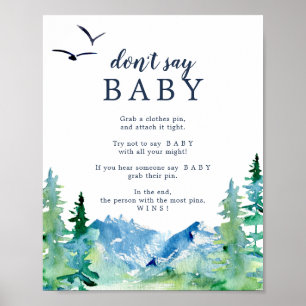 Affiche Panneau de jeu Rocky Mountain Don't Say Baby