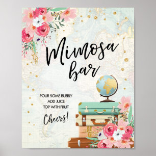 Affiche Panneau de la barre de Mimosa Aventure Voyage Douc
