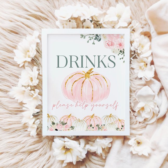 Affiche Panneau de la barre des boissons Little Citrouille (Créateur téléchargé)