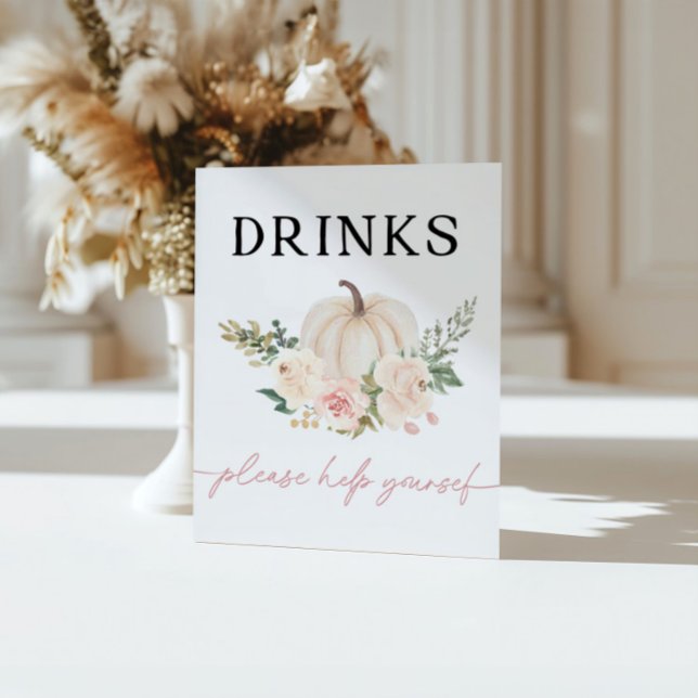 Affiche Panneau de la barre des boissons Petit Citrouille (Créateur téléchargé)