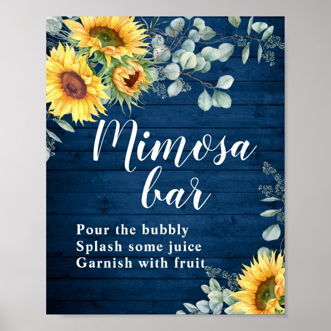 Affiche Panneau de la barre Eucalyptus Mimosa (Devant)