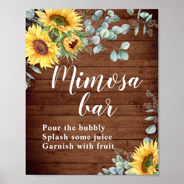 Affiche Panneau de la barre Eucalyptus Mimosa (Devant)