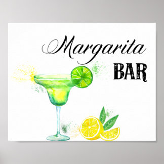 Affiche Panneau de la barre Margarita