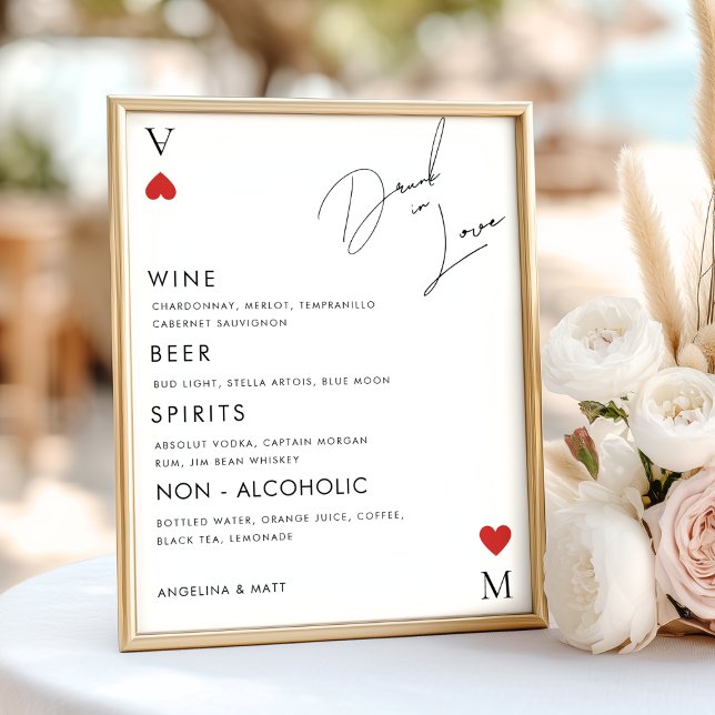 Affiche Panneau de la barre Mariage Vegas Casino Drunin Lo (Créateur téléchargé)