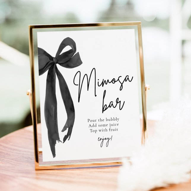 Affiche Panneau de la barre Mimosa de la boîte noire qu'el (Créateur téléchargé)